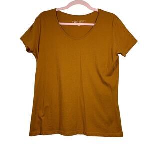 KK INTL Mustard Yellow Short Sleeve T-Shirt Medium